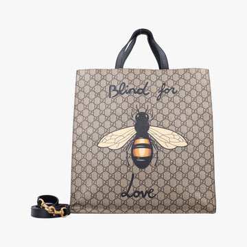 GG Supreme Bee Brown×Multicolour PVC coated canvas 450950 B024905997GGスプリーム ビー ブラウン×ルチカラー PVCコーティングキャンバス 450950 B024905997