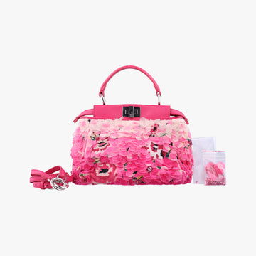 PEEKABOO miniPink×MulticolourFabric x Beads8BN2448BN244.2XQ.158.8007ピーカブー ミニピンク×マルチカラーファブリック×ビーズ8BN2448BN244.2XQ.158.8007