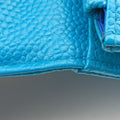 Caviar Wallet Chain Blue Leather A68872 17898763キャビア ウォレット チェーン ブルー レザー A68872 17898763