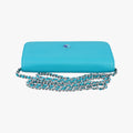 Caviar Wallet Chain Blue Leather A68872 17898763キャビア ウォレット チェーン ブルー レザー A68872 17898763
