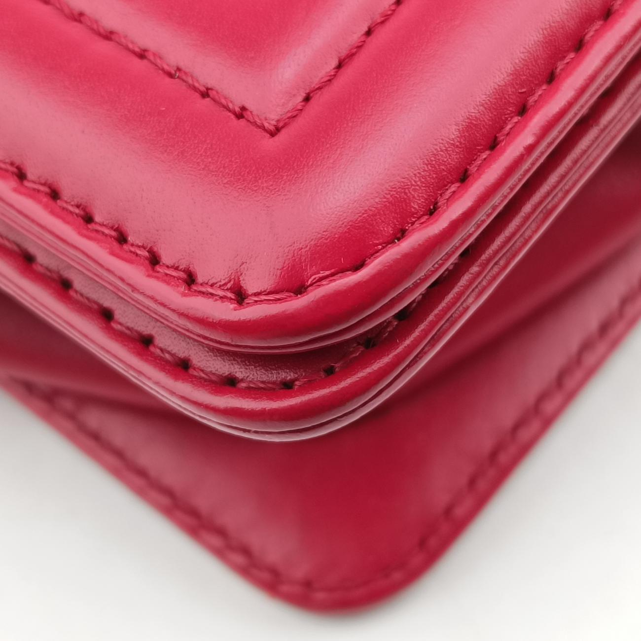 BOY CHANEL Red Leather A66713 15642304ボーイシャネル レッド レザー A66713 15642304