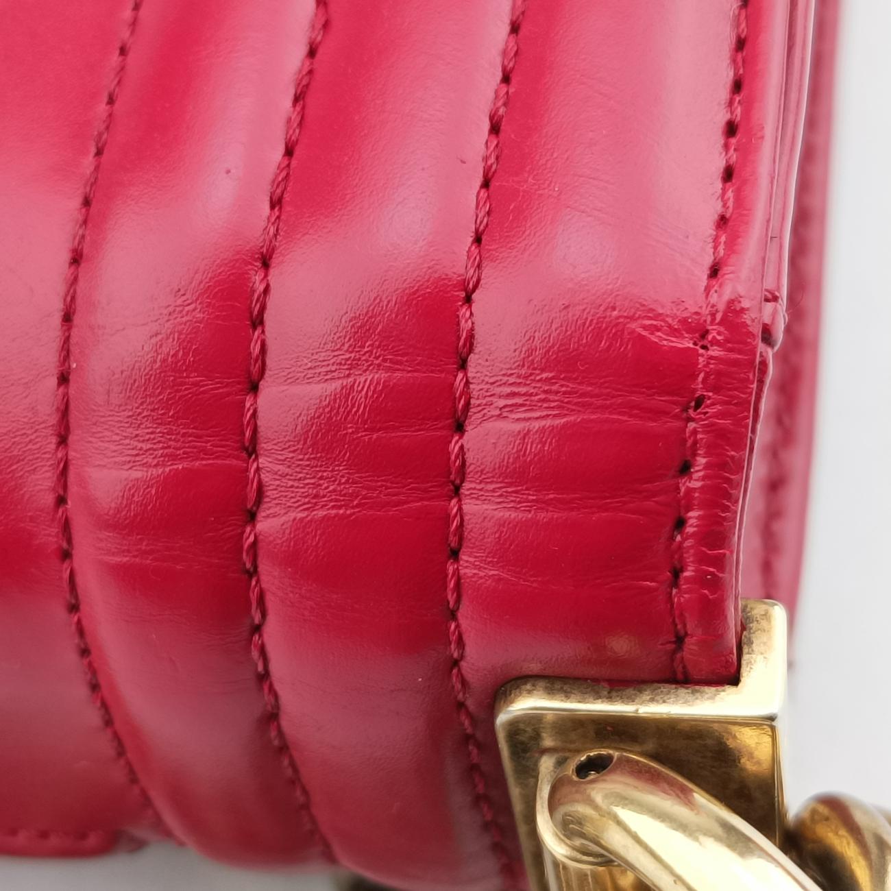 BOY CHANEL Red Leather A66713 15642304ボーイシャネル レッド レザー A66713 15642304