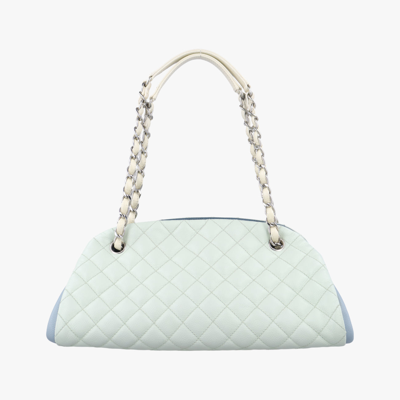 Mademoiselle Bowling White x Blue x Light Green Leather 17737102マドモアゼル ボーリング ホワイト×ブルー×ライトグリーン レザー A67641 17737102