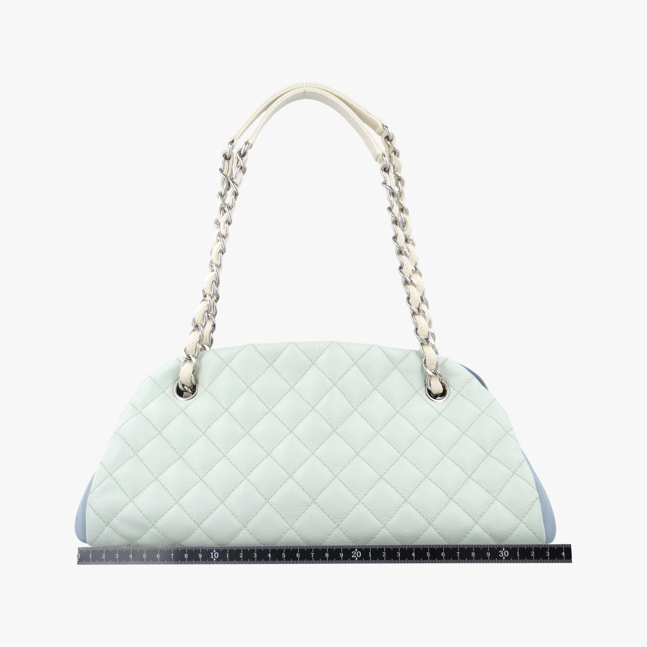 Mademoiselle Bowling White x Blue x Light Green Leather 17737102マドモアゼル ボーリング ホワイト×ブルー×ライトグリーン レザー A67641 17737102