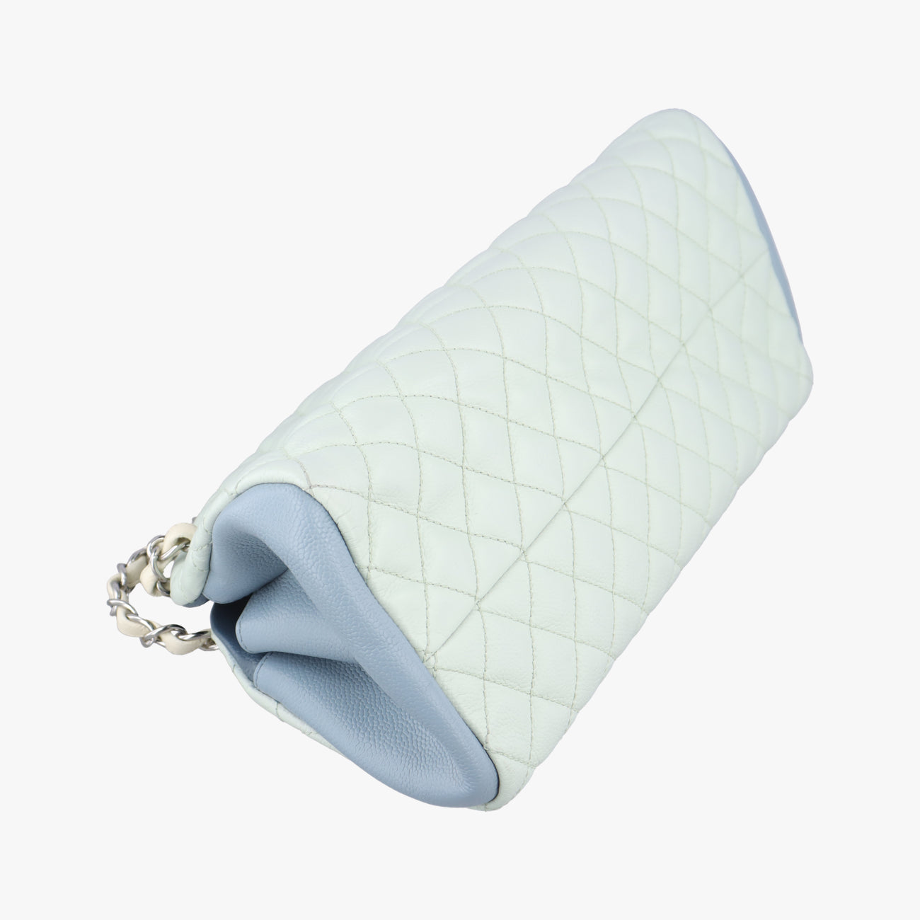 Mademoiselle Bowling White x Blue x Light Green Leather 17737102マドモアゼル ボーリング ホワイト×ブルー×ライトグリーン レザー A67641 17737102
