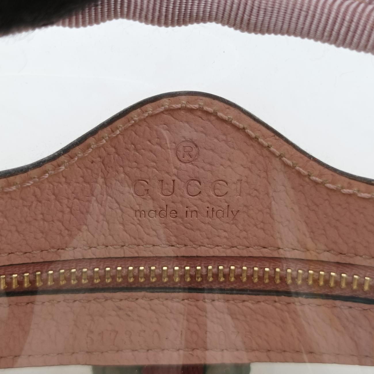 OPHIDIAPink×MulticolourPVC ×Leather517350オフィディアピンク×マルチカラーPVC×レザー517350