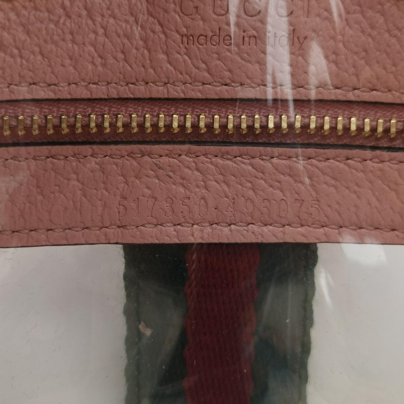 OPHIDIAPink×MulticolourPVC ×Leather517350オフィディアピンク×マルチカラーPVC×レザー517350