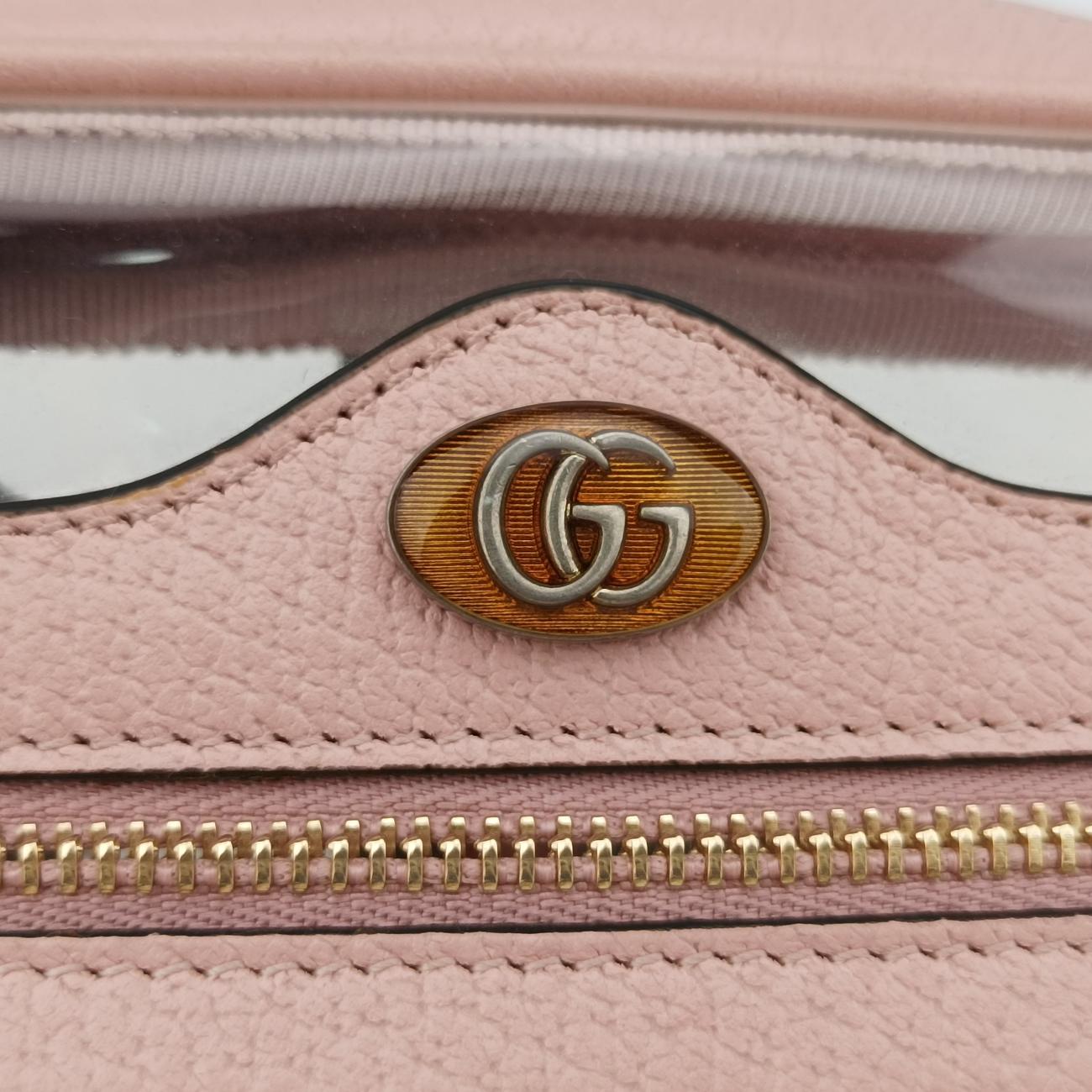 OPHIDIAPink×MulticolourPVC ×Leather517350オフィディアピンク×マルチカラーPVC×レザー517350