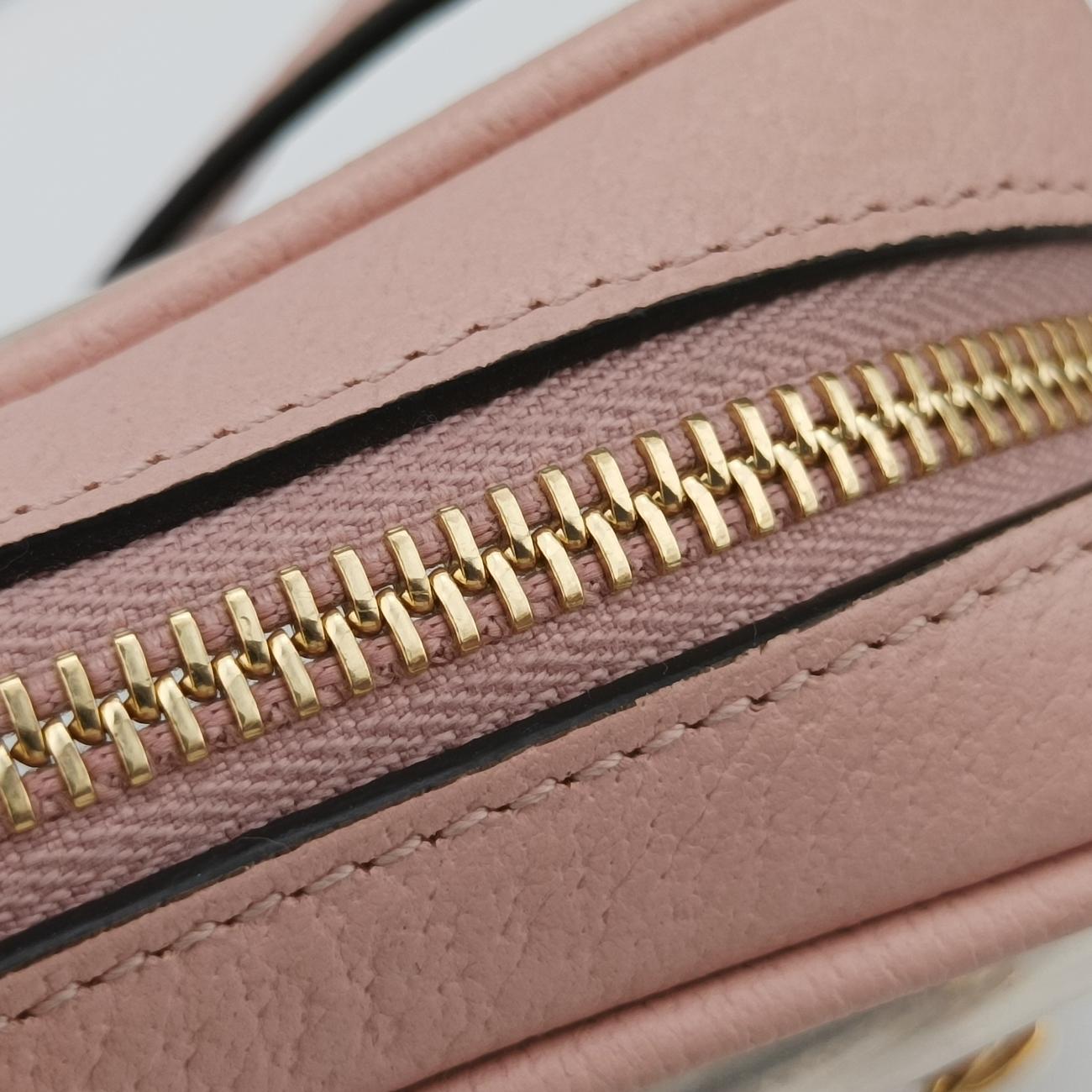 OPHIDIAPink×MulticolourPVC ×Leather517350オフィディアピンク×マルチカラーPVC×レザー517350