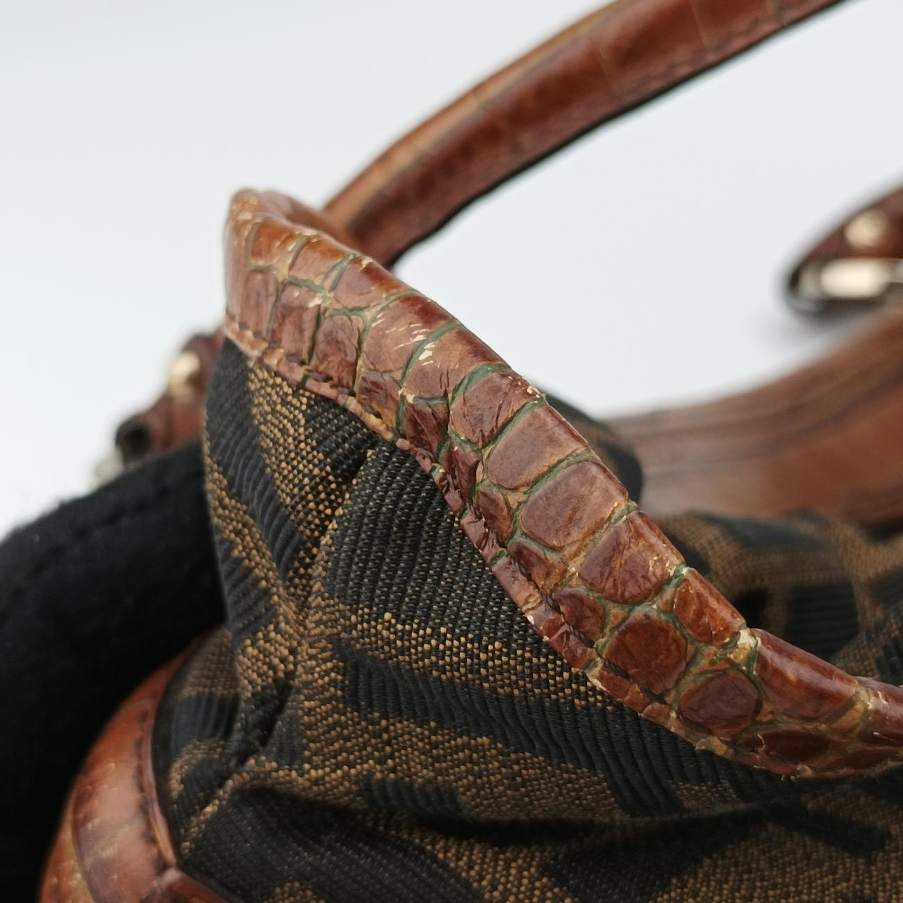 Zucca PrintBrown×Multicolourcanvas8BH1862373-8BH186-ZY4-089ズッカ プリントブラウン×マルチカラーキャンバス8BH1862373-8BH186-ZY4-089