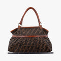 Zucca PrintBrown×Multicolourcanvas8BH1862373-8BH186-ZY4-089ズッカ プリントブラウン×マルチカラーキャンバス8BH1862373-8BH186-ZY4-089