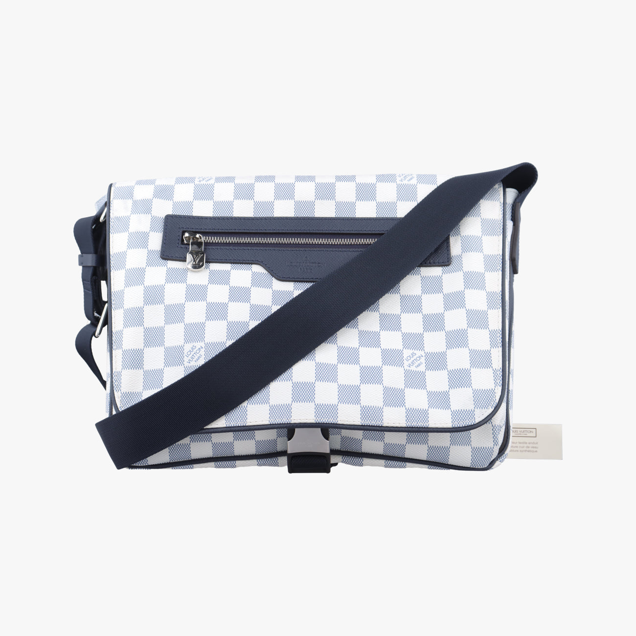 Damier Coast Match Point MessengerAzurPVC Coated Canvas Damié CoastN40019GI1178ダミエ コースト マッチポイントメッセンジャーアズールPVCコーティングキャンバス ダミエ コーストN40019GI1178