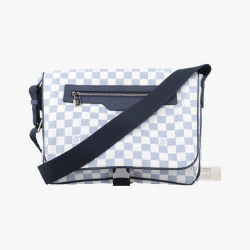 Damier Coast Match Point MessengerAzurPVC Coated Canvas Damié CoastN40019GI1178ダミエ コースト マッチポイントメッセンジャーアズールPVCコーティングキャンバス ダミエ コーストN40019GI1178