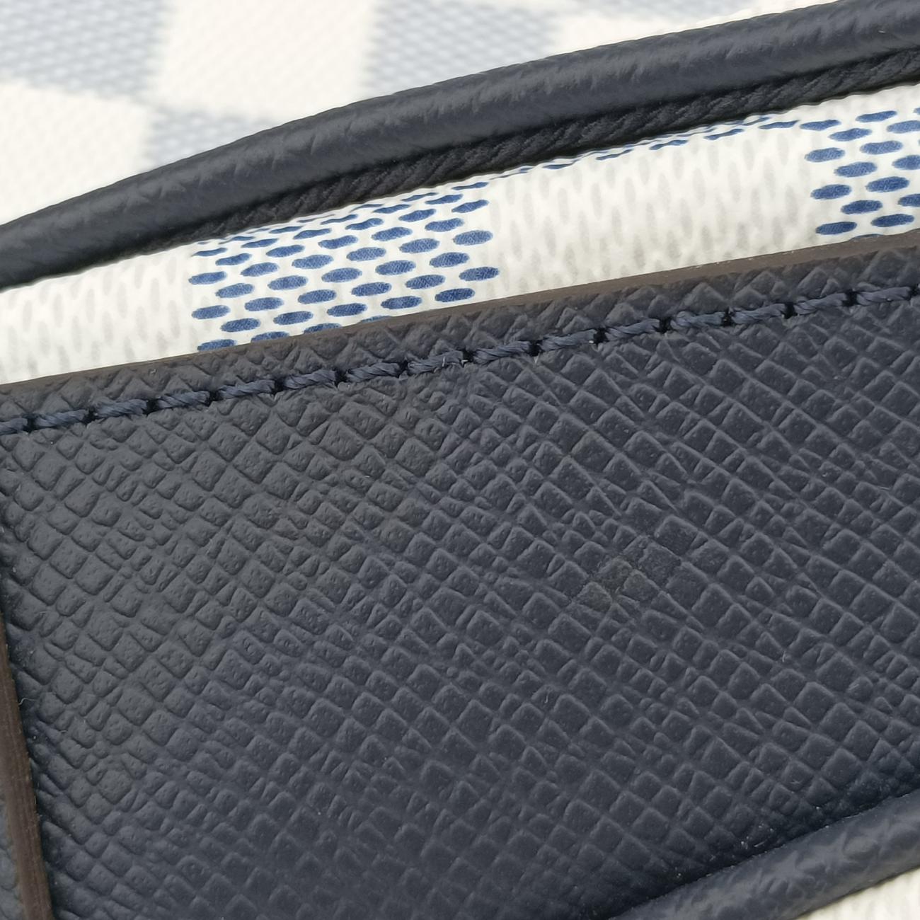 Damier Coast Match Point MessengerAzurPVC Coated Canvas Damié CoastN40019GI1178ダミエ コースト マッチポイントメッセンジャーアズールPVCコーティングキャンバス ダミエ コーストN40019GI1178