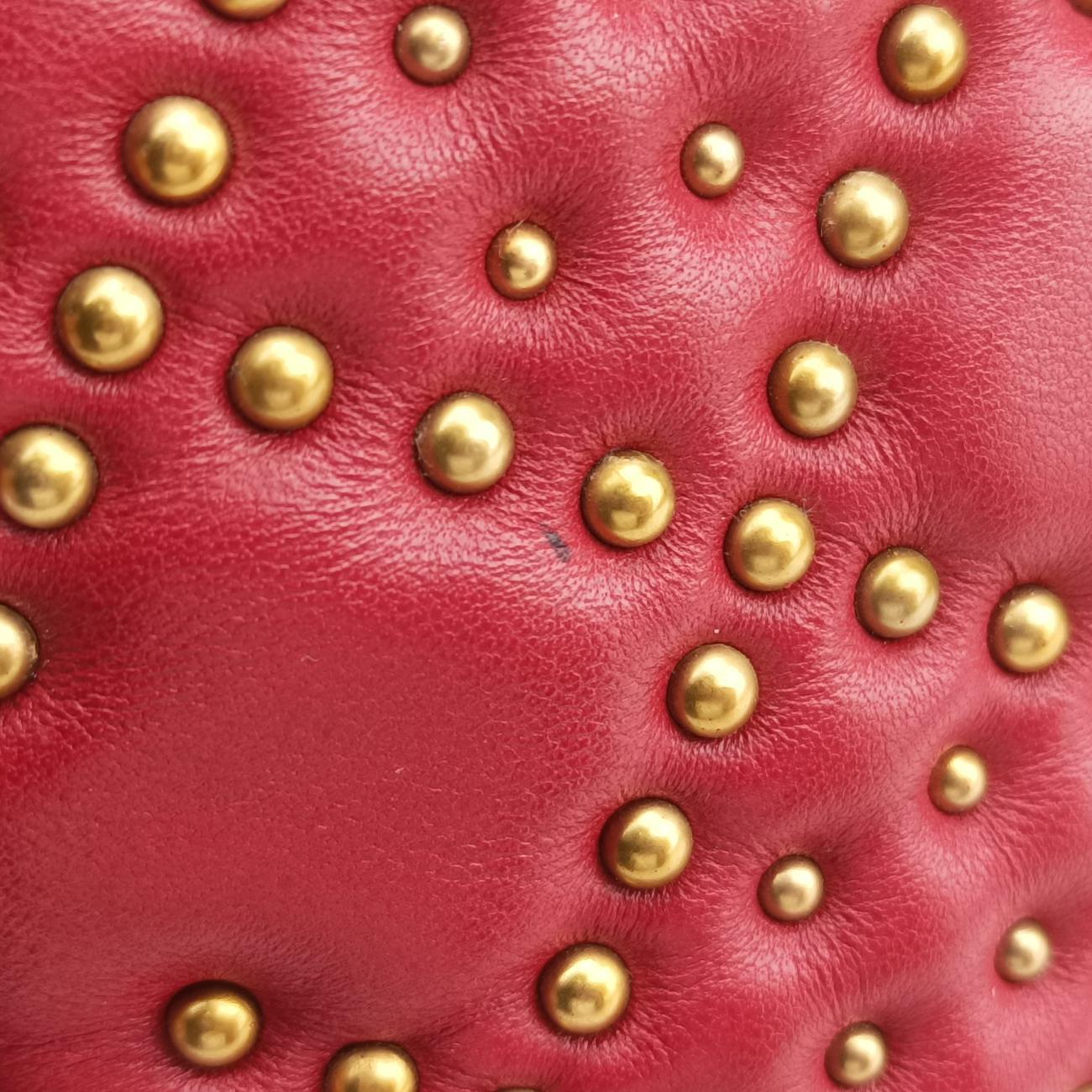 Lady Dior Red lambskin 28-MA-0137レディディオール レッド ラムスキン 28-MA-0137