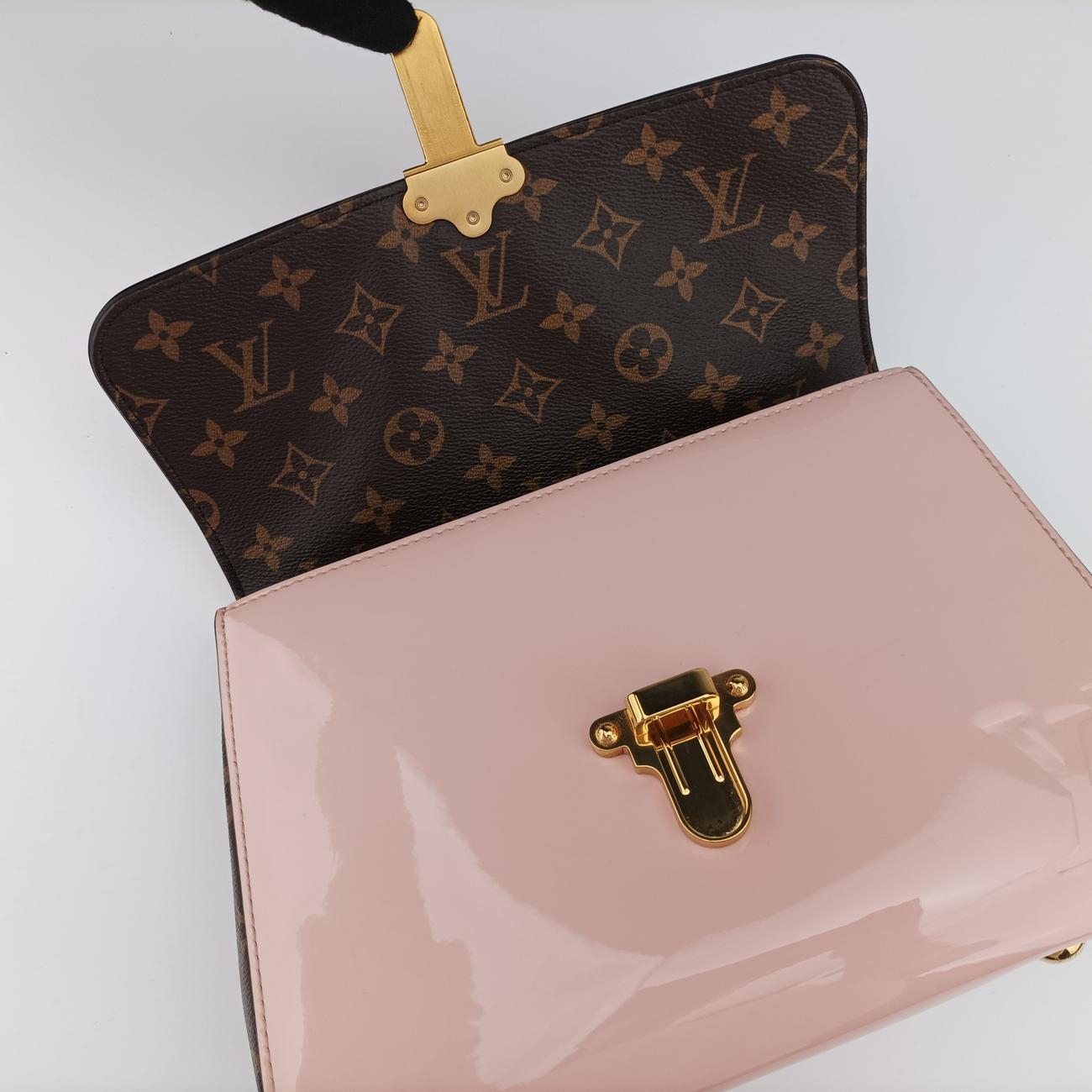 Cherry Wood Rose Valerine PVC coated canvas x Vernis M51952 PL3198チェリーウッド ローズバレリーヌ PVCコーティングキャンバスxヴェルニ M51952 PL3198