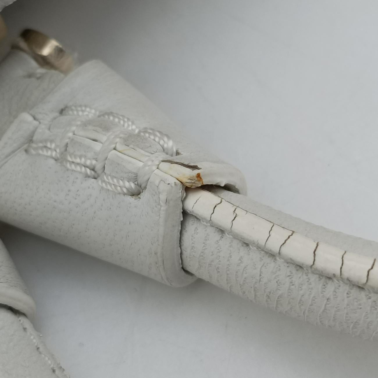 Medusa Nappa Barocco Quilted Studded VanitasWhiteLeatherメデューサナッパバロックキルティングスタッズヴァニタスホワイトレザー