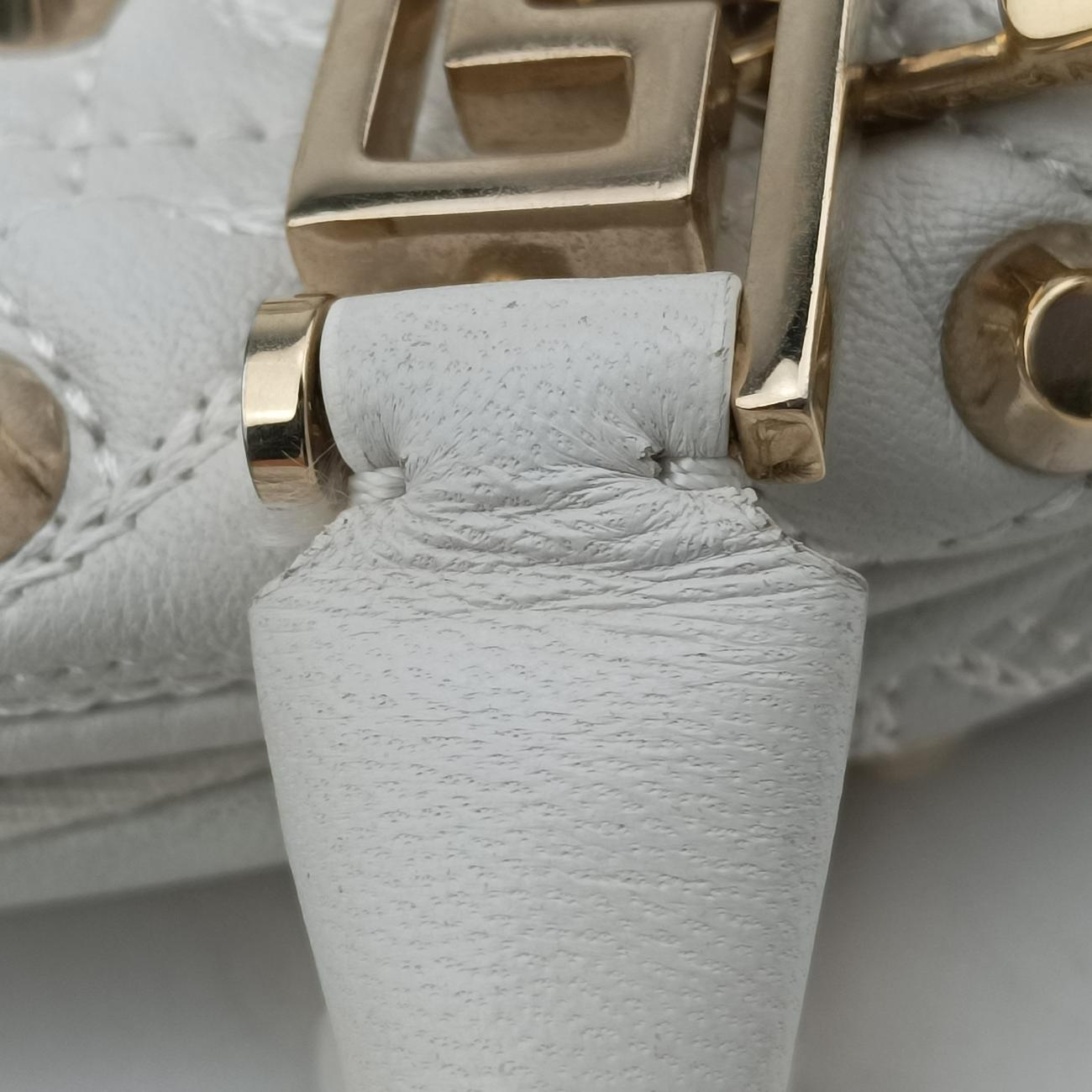 Medusa Nappa Barocco Quilted Studded VanitasWhiteLeatherメデューサナッパバロックキルティングスタッズヴァニタスホワイトレザー