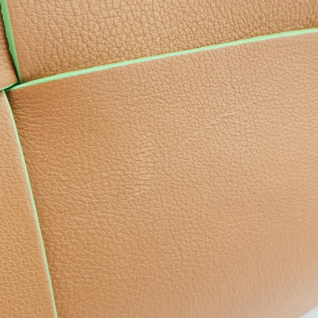 THE ARCO Tote Brown lambskin B10050034Cミディアム ザ アルコ トート ブラウン ラムスキン B10050034C