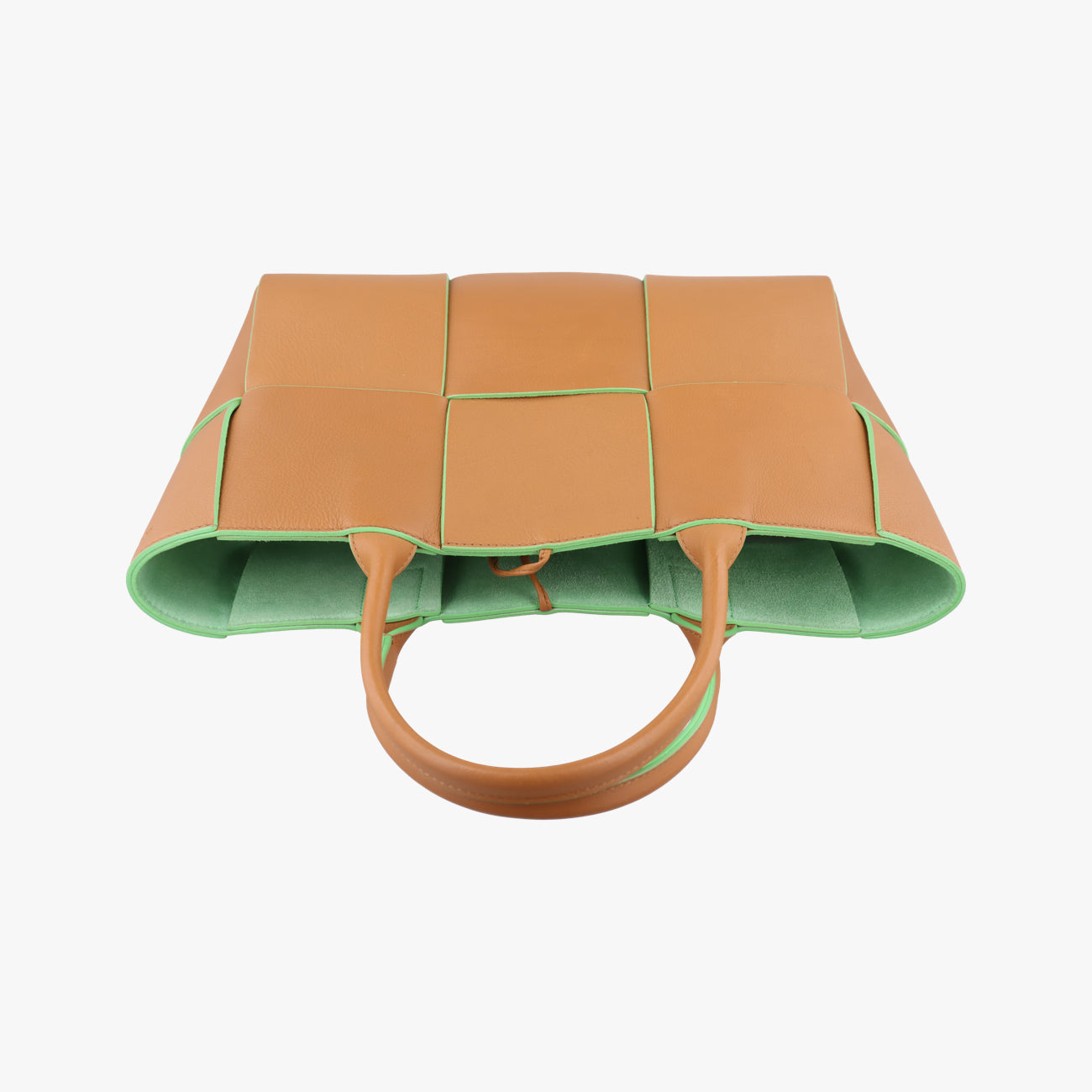 THE ARCO Tote Brown lambskin B10050034Cミディアム ザ アルコ トート ブラウン ラムスキン B10050034C