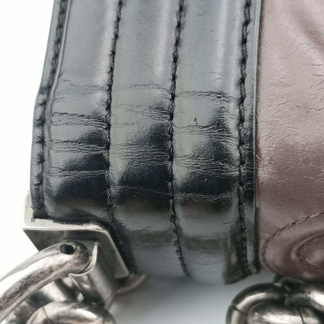 BOY CHANEL Black×Brown Leather A66713 15337426ボーイシャネル ブラック×ブラウン レザー A66713 15337426