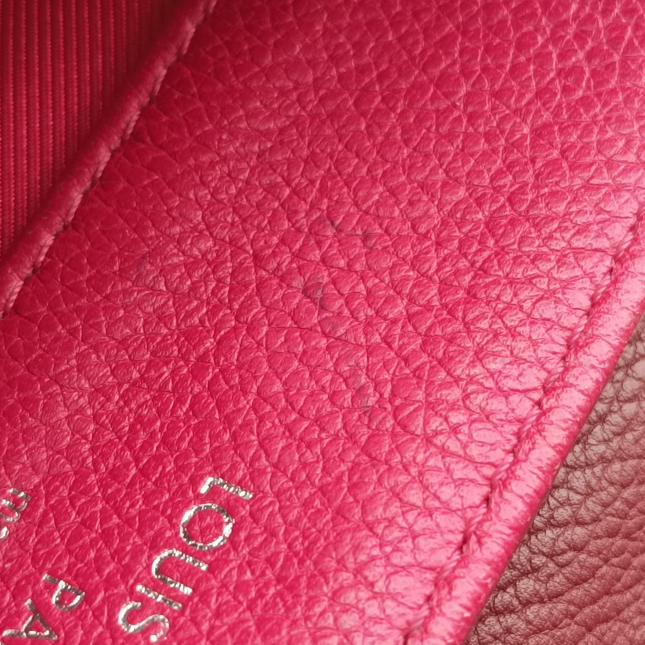 Lockme 2Pink×BurgundyleatherDU4165ロックミーIIピンク×ワインレッドレザーDU4165