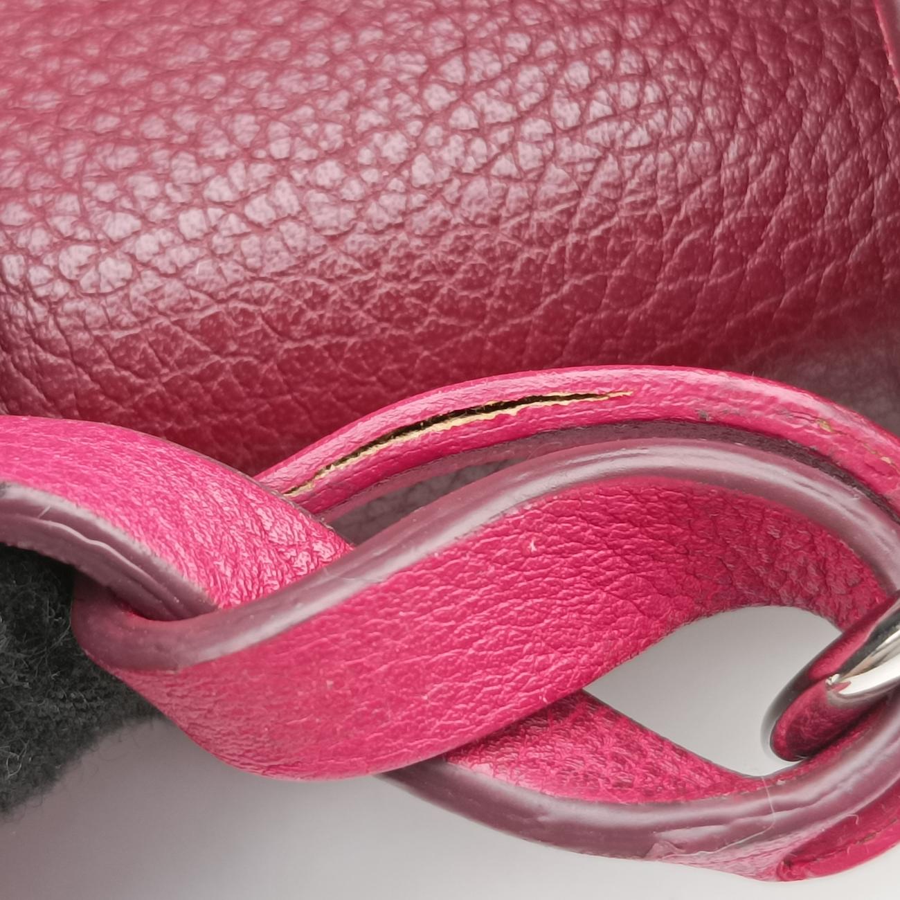 Lockme 2Pink×BurgundyleatherDU4165ロックミーIIピンク×ワインレッドレザーDU4165