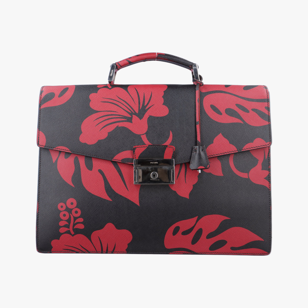 Hibiscus Sound RossoRed×BlackSaffiano  leather134ハイビスカスサウンドロッソレッド×ブラックサフィアーノレザー134