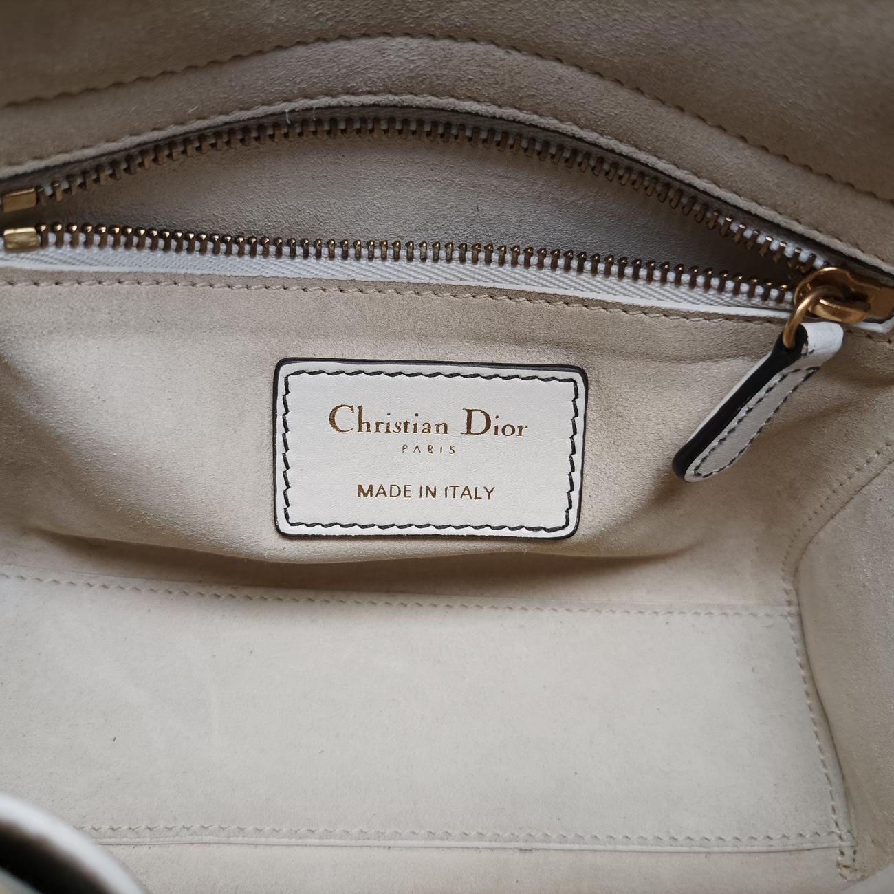 Niki de Saint Phalle Lady Dior White×multicolor Leather 04-MA-1127ニキ ドゥ サンファル レディ ディオール ホワイト×マルチカラー レザー 04-MA-1127