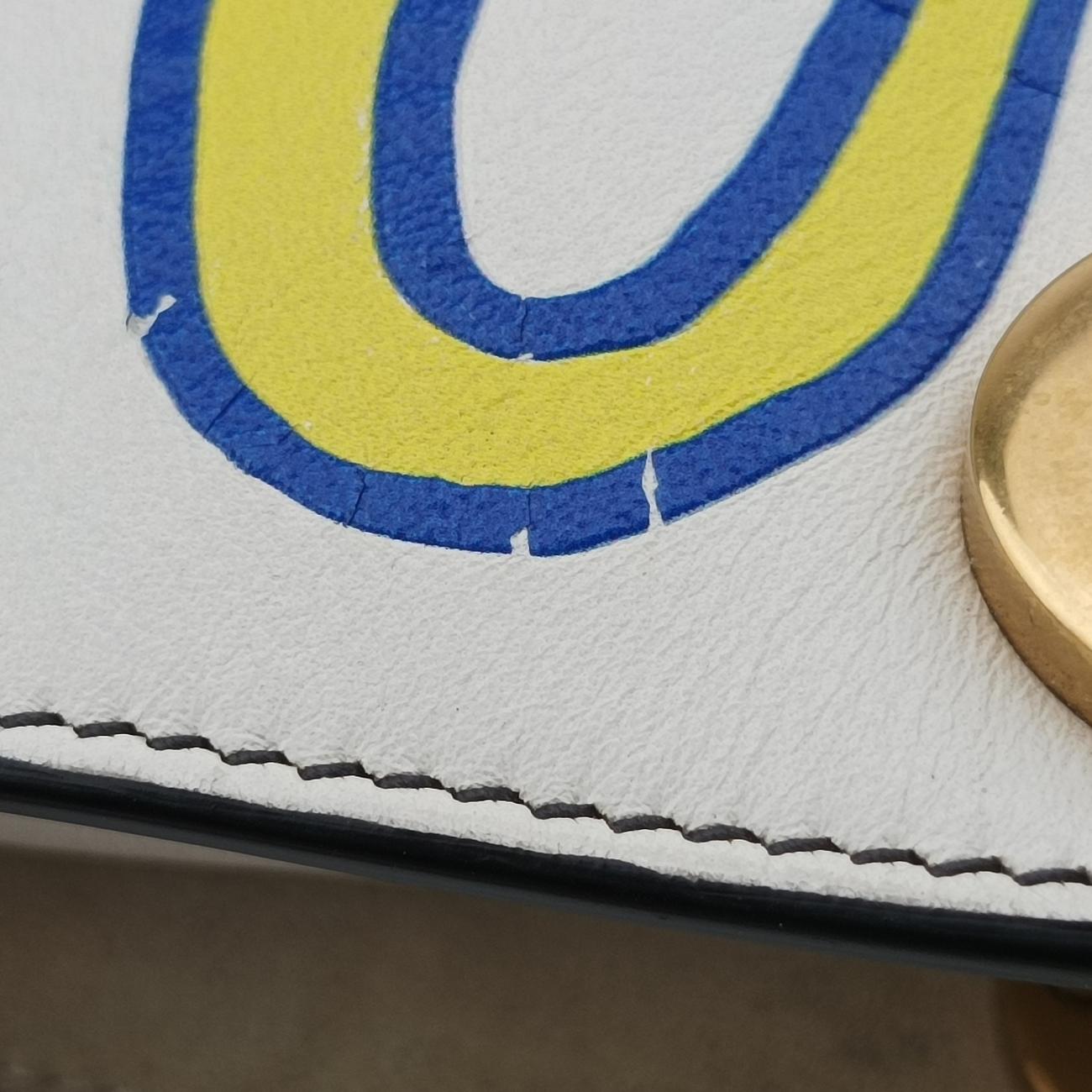 Niki de Saint Phalle Lady Dior White×multicolor Leather 04-MA-1127ニキ ドゥ サンファル レディ ディオール ホワイト×マルチカラー レザー 04-MA-1127