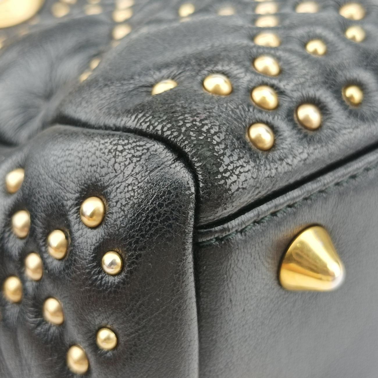 Lady Dior Black lambskin 28-MA-0117レディディオール ブラック ラムスキン 28-MA-0117