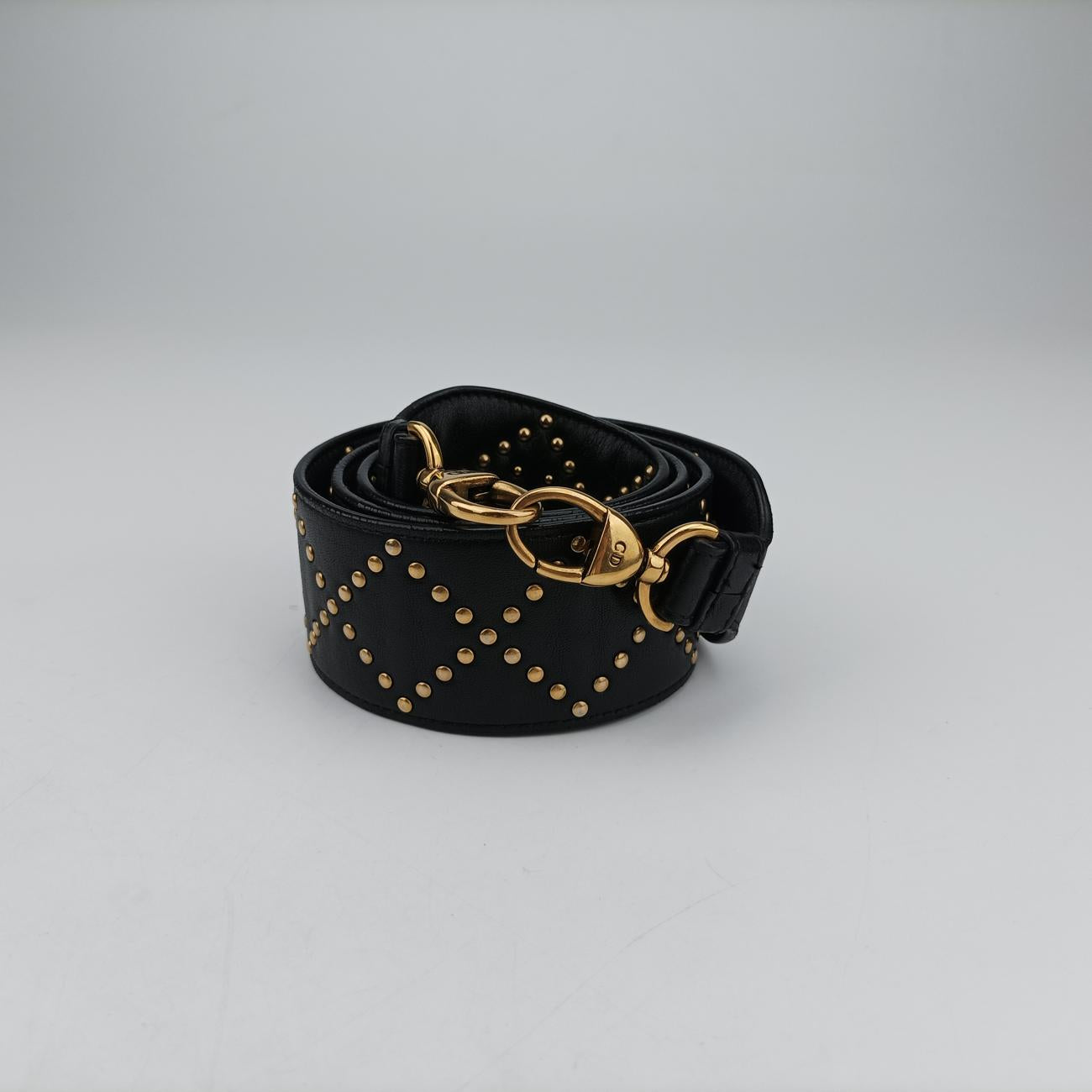 Lady Dior Black lambskin 28-MA-0117レディディオール ブラック ラムスキン 28-MA-0117