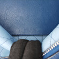 Medium Cannage Grained Blue Leather 01-RU-0166ミディアムカナージュグレイン ブルー レザー 01-RU-0166