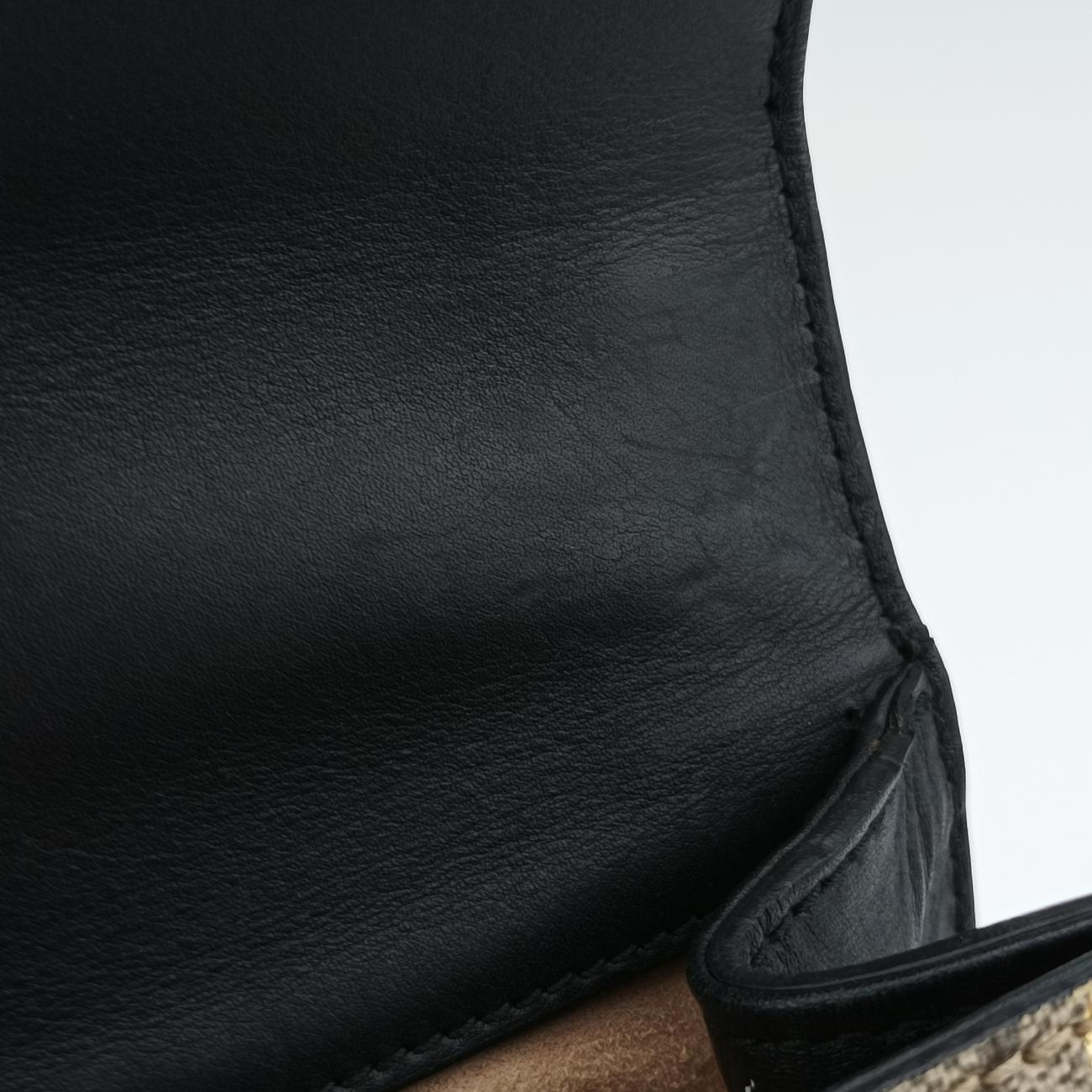 Padlock Brown PVC coated canvas 409487 E025251503パドロック ブラウン PVCコーティングキャンバス 409487 E025251503