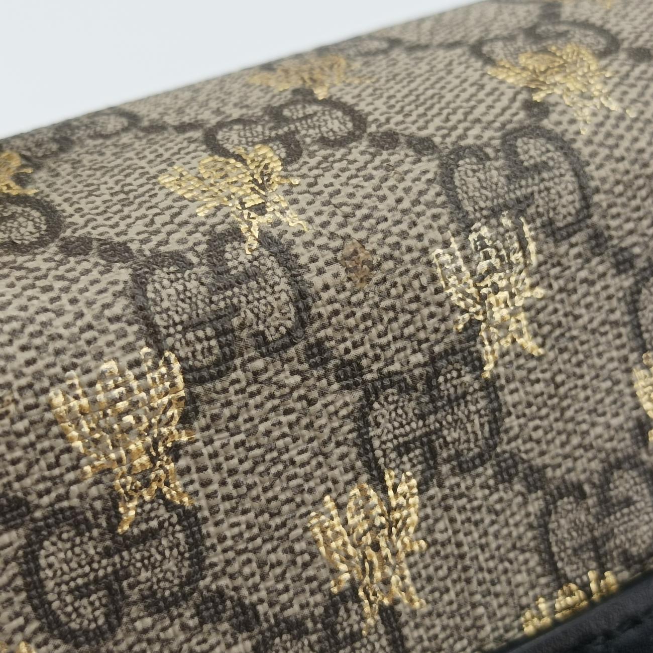 Padlock Brown PVC coated canvas 409487 E025251503パドロック ブラウン PVCコーティングキャンバス 409487 E025251503