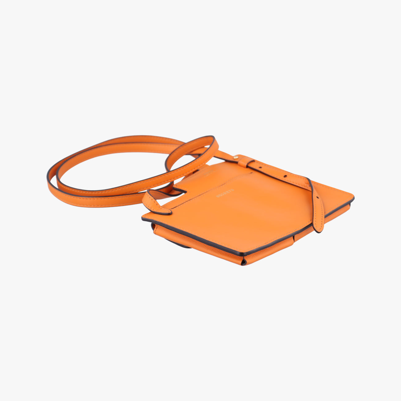 Mini Century Phone Case Orange Leather 8BS026-A5DY-193-0189バスティーン ミニ センチュリー フォンケース オレンジ レザー 8BS026 8BS026-A5DY-193-0189