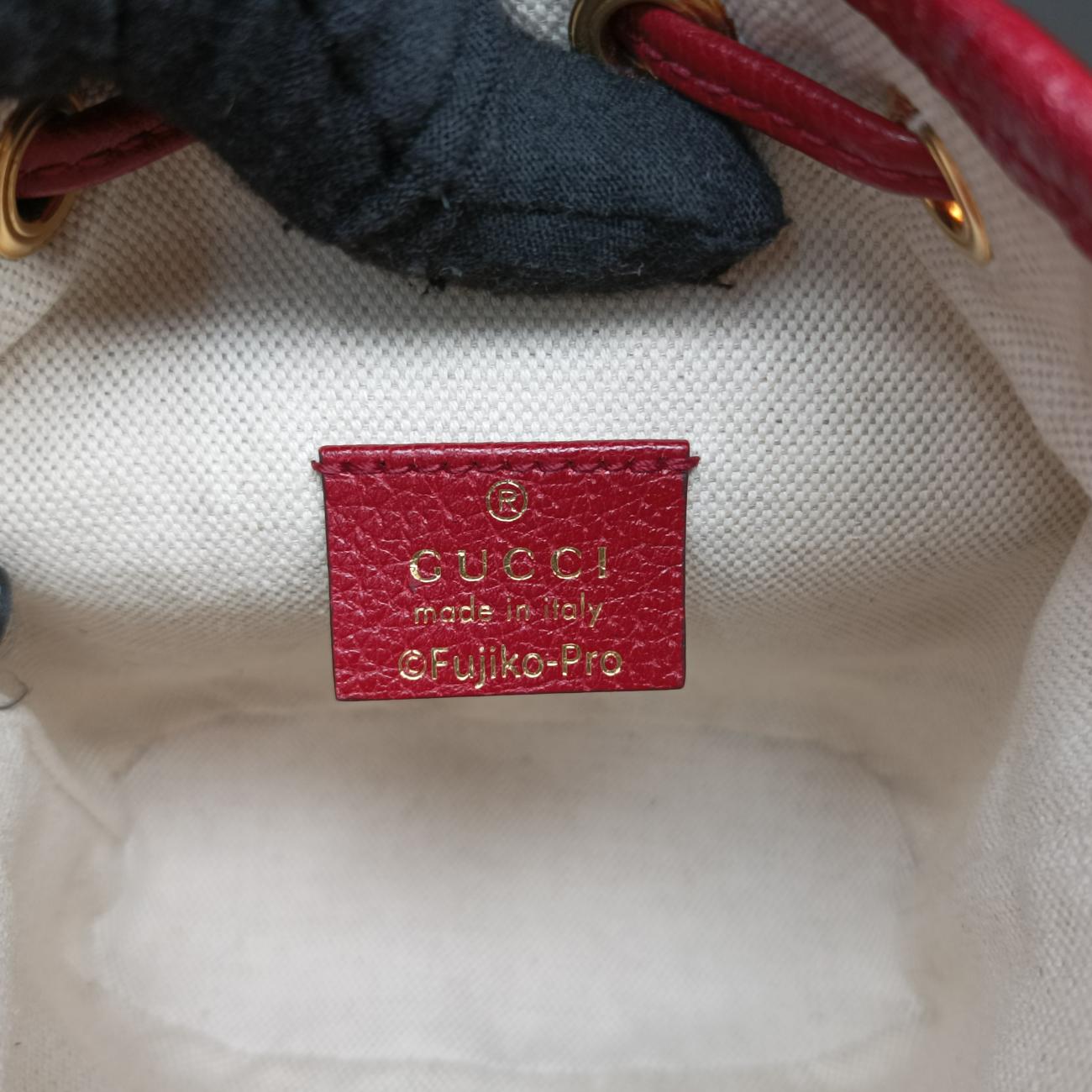 Doraemon collaboration Beige x Bordeaux x Multicolor PVC coated canvas 647801 G033979953ドラえもんコラボ ベージュ×ボルドー×マルチカラー PVCコーティングキャンバス 647801 G033979953