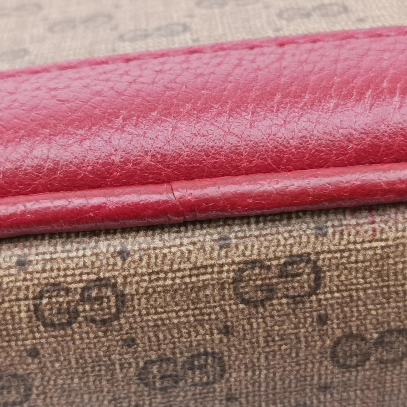 Doraemon collaboration Beige x Bordeaux x Multicolor PVC coated canvas 647801 G033979953ドラえもんコラボ ベージュ×ボルドー×マルチカラー PVCコーティングキャンバス 647801 G033979953