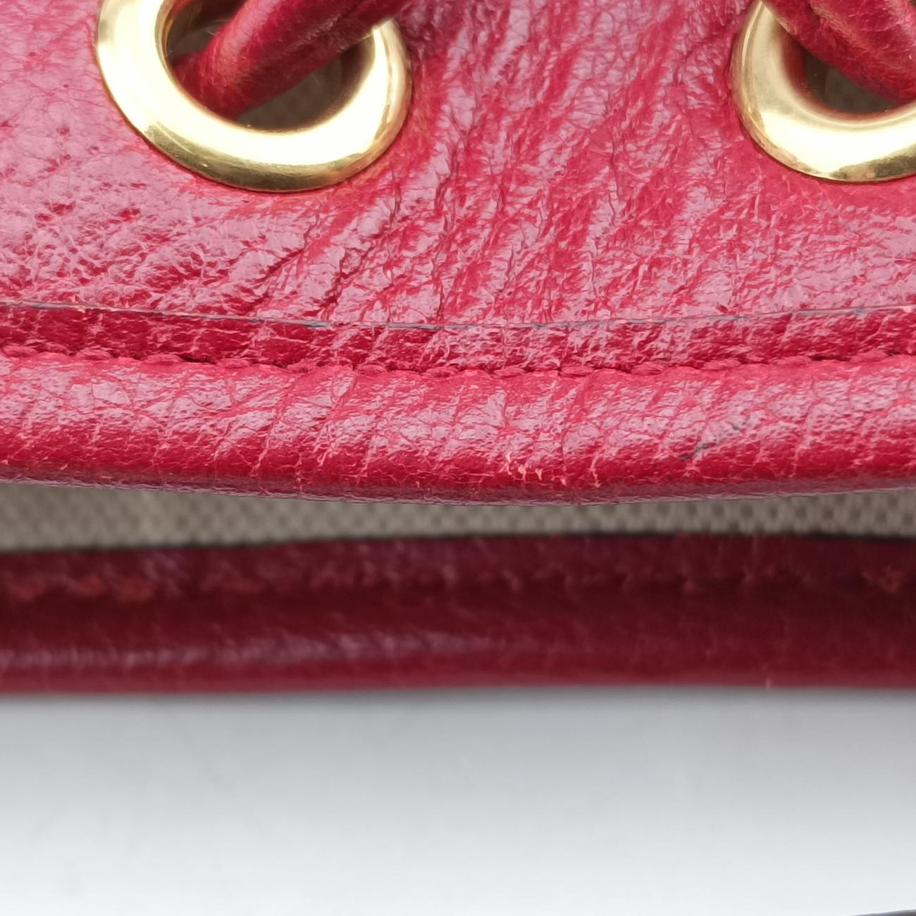 Doraemon collaboration Beige x Bordeaux x Multicolor PVC coated canvas 647801 G033979953ドラえもんコラボ ベージュ×ボルドー×マルチカラー PVCコーティングキャンバス 647801 G033979953