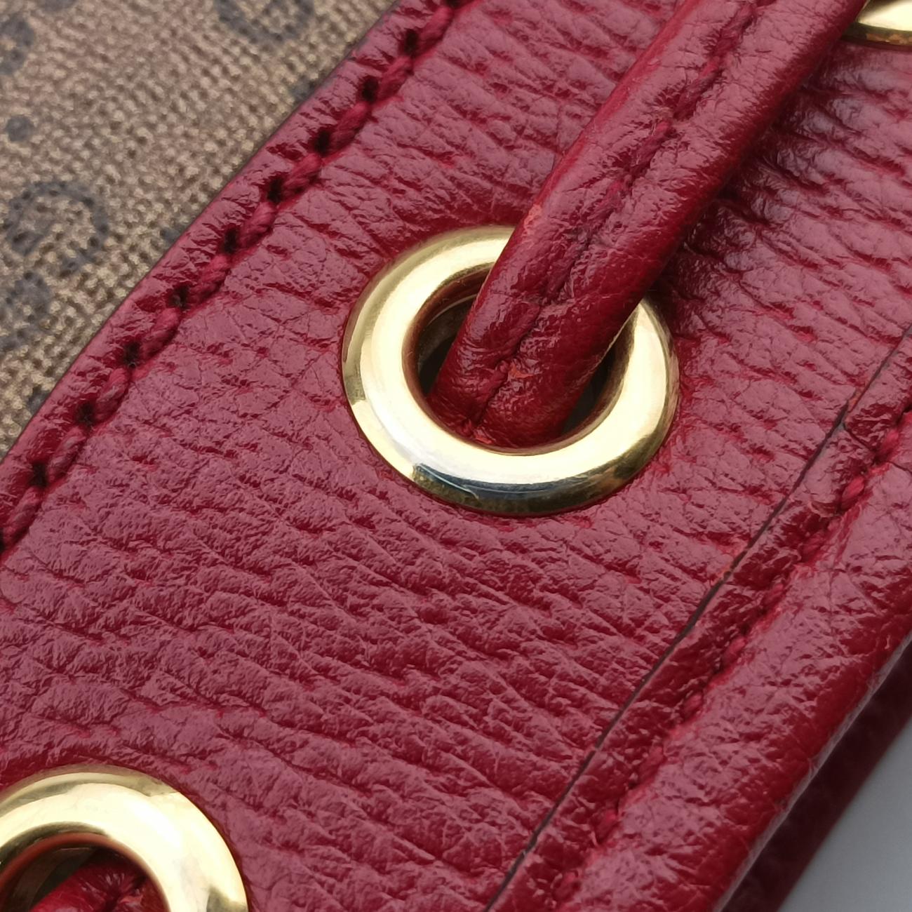 Doraemon collaboration Beige x Bordeaux x Multicolor PVC coated canvas 647801 G033979953ドラえもんコラボ ベージュ×ボルドー×マルチカラー PVCコーティングキャンバス 647801 G033979953