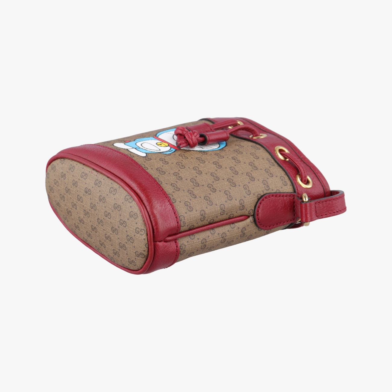 Doraemon collaboration Beige x Bordeaux x Multicolor PVC coated canvas 647801 G033979953ドラえもんコラボ ベージュ×ボルドー×マルチカラー PVCコーティングキャンバス 647801 G033979953