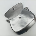 Cleo Flap Silver Leather 7/Dクレオフラップ シルバー レザー 7/D