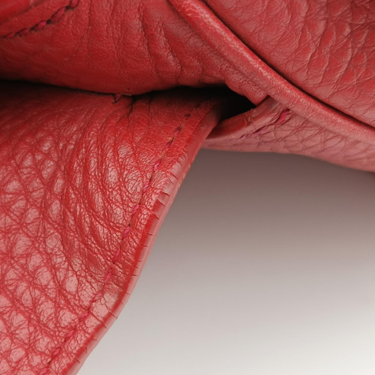 Pionia Vitello Dyno Red Leather BT0951 14/Eピオニア ヴィテッロ ダイノ レッド レザー BT0951 14/E