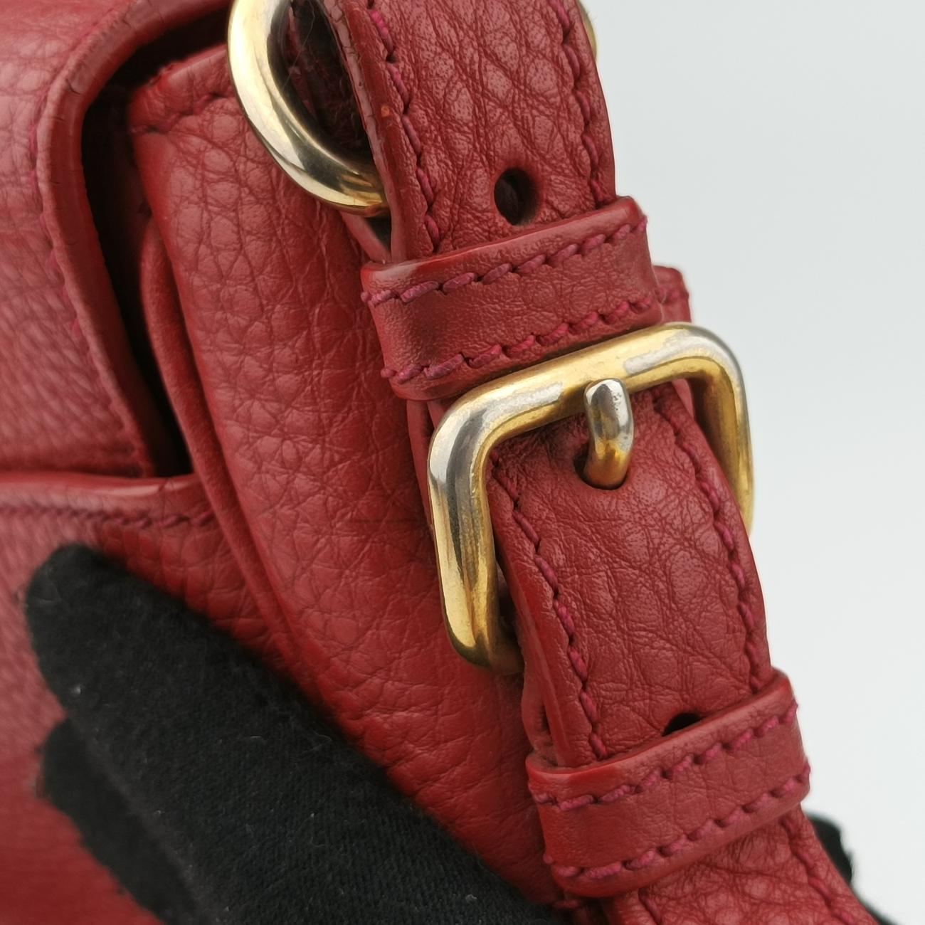 Pionia Vitello Dyno Red Leather BT0951 14/Eピオニア ヴィテッロ ダイノ レッド レザー BT0951 14/E