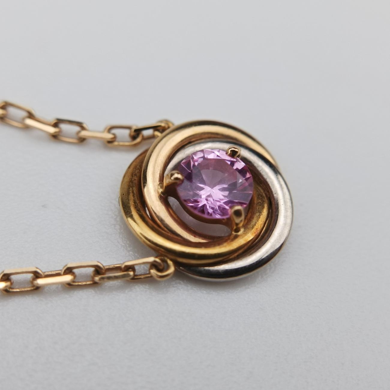 Trinity 1P DiamondPink×Gold × rose gold × platinumAU750B7225000XX0610トリニティ 1Pダイヤモンドピンク×ゴールド×ローズゴールド×プラチナAU750B7225000XX0610