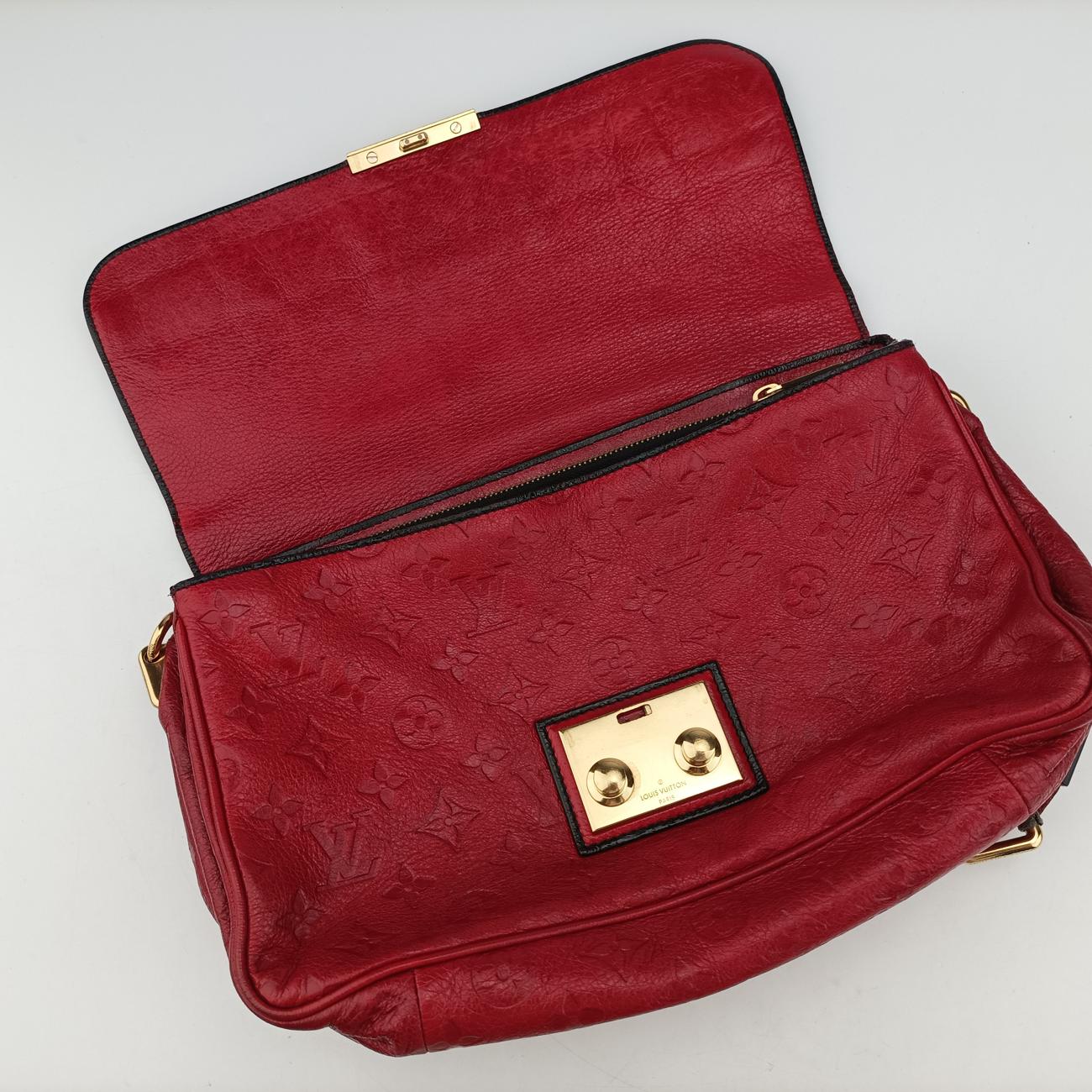 Empreinte Maidia Rubel Red Leather M40283 FO3009プリント マイディア ルーベル レッド レザー M40283 FO3009