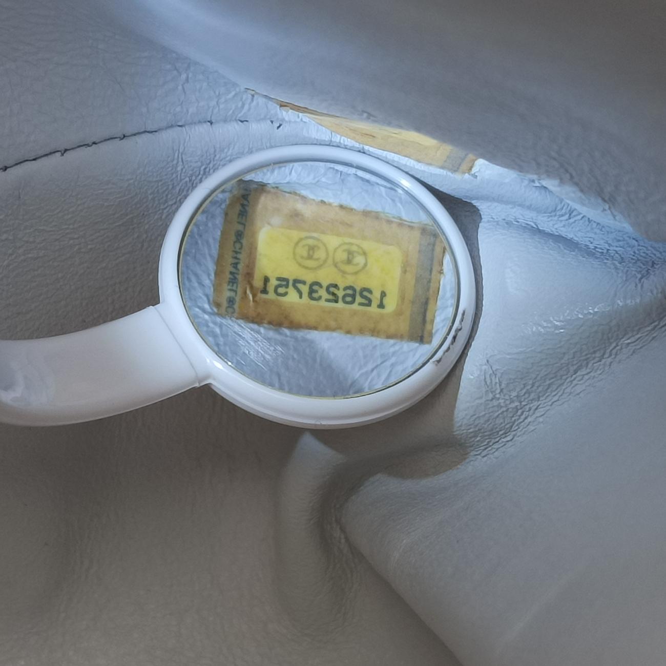 2.55 double flap MatelasseWhitelambskinA37590126237512.55 ダブルフラップマトラッセホワイトラムスキンA3759012623751