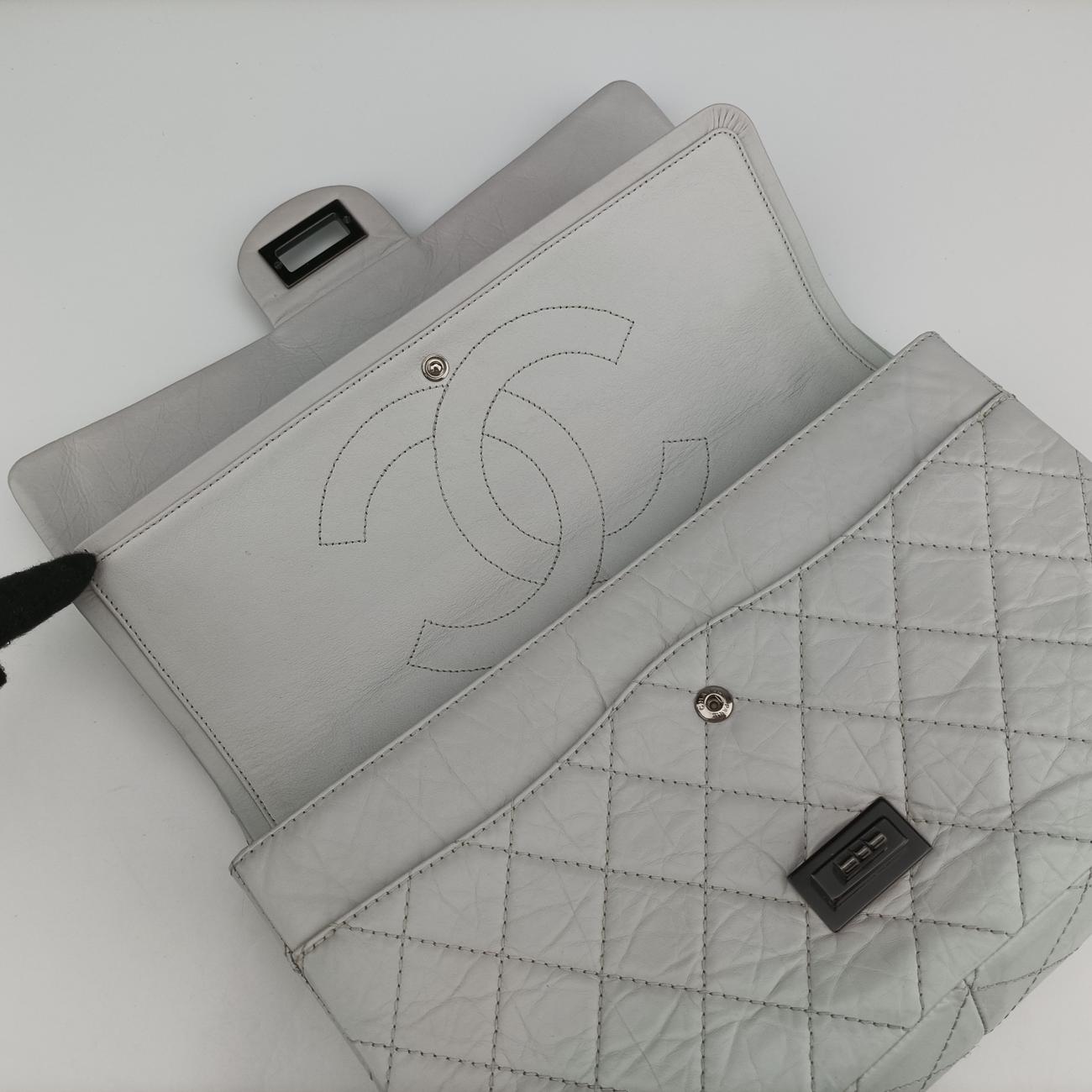 2.55 double flap MatelasseWhitelambskinA37590126237512.55 ダブルフラップマトラッセホワイトラムスキンA3759012623751