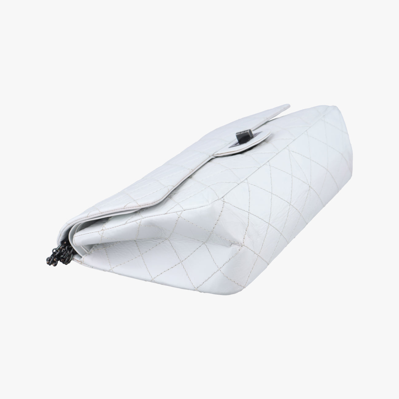 2.55 double flap MatelasseWhitelambskinA37590126237512.55 ダブルフラップマトラッセホワイトラムスキンA3759012623751