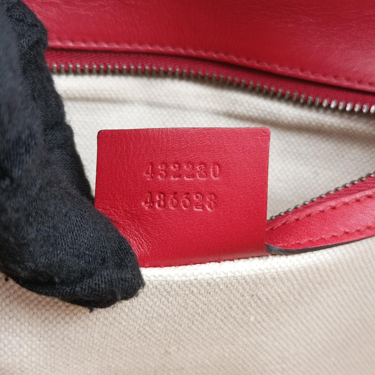 Peony Eye Red×multicolor Leather 432280 D019794514ピオニー アイ レッド×マルチカラー レザー 432280 D019794514